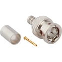 Photo of Amphenol 031-70537-12G Straight Crimp Plug 12G BNC Connector for Belden 4855R/1855A Cable - 75 Ohm