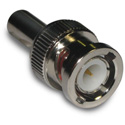 Amphenol Connex 112124 BNC Straight Crimp Plug for RG-58 Plenum - 50 Ohm