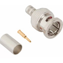 Amphenol Connex 112519 BNC Straight Crimp Plug for RG-6 Plenum - 75 Ohm