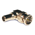 Amphenol 112990 BNC Right Angle Crimp Plug for Belden 1694A 75 Ohm