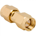 Photo of Amphenol 132168 In Series SMA ST Plug to Plug Adapter - Gold