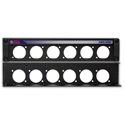 RDL AMS-HR6 Mounting Panel for 6 AMS Accessories