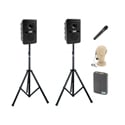 Photo of Anchor Audio Go Getter 2 Airflex XR2 PA System Pair - AnchorAIR/Wireless Handheld Mic/Belt Pack with Headband Mic/Stands