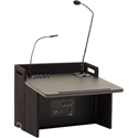 Photo of Anchor Acclaim Tabletop Lectern with Two Built-In Dual Wireless Mic Receivers