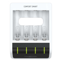 Ansmann 1001-0092 Comfort Smart USB Powered Battery Charger for up to 4x AA or AAA Batteries