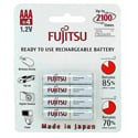 Photo of Fujitsu HR4UTC 4 Pack AAA Rechargeable Battery NiMH 1.2V 750mAh - Blister Pack