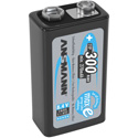 Photo of Ansmann 5035453 Max E Plus 9V Rechargeable Battery 250mAh - Pack of 1