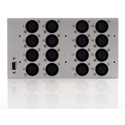 Apantac AA-BL-S 16 Bal Analog Audio Inputs with High Density Phoenix Connectors for Tahoma Multiviewer Series (no MiniQ)