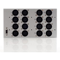 Photo of Apantac AA-BL-S 16 Bal Analog Audio Inputs with High Density Phoenix Connectors for Tahoma Multiviewer Series (no MiniQ)