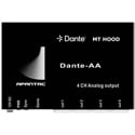 Apantac Dante-AA Dante to 4 Channel Analog Audio Decoder Unbalanced with RJ45 Input