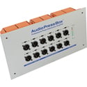 AudioPressBox APB-112-IW-D AudioPressBox Unit - Active/In Wall - 1-Channel DANTE Input - 12 Line/Mic Outputs