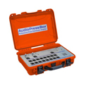Photo of AudioPressBox APB-216-C-D Portable Active Dante-Enabled Pressbox w/ 2 Line/Mic Inputs & 16 Line/Mic Outputs - Orange