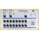 AudioPressBox APB-216-C-D Portable Active Dante-Enabled Pressbox w/ 2 Line/Mic Inputs & 16 Line/Mic Outputs - Yellow