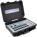 Photo of AudioPressBox APB-320 C-USB Portable Pressbox - 2x Analog Mic/LINE XLR & 4 Digital USB-C - w/ Internal AccuPack - Black