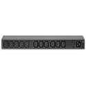 APC AP6020A NetShelter Basic Rack PDU - Horizontal 0U/1PH/3.3kW with 13x C13 outlets & C20 inlet - Black