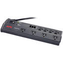 APC P8T3 Home/Office Surge Protector/ 8 Outlet/ Phone Line w/Splitter