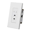 AVPro AC-EXUSB-3-WP-KIT 100M USB 3.2 GEN1 Wall Plate Extender Kit - US - White Faceplate