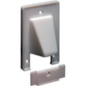 Arlington CER1 Reversible 2-Piece Low-Voltage Cable Entrance Wall Plate - White