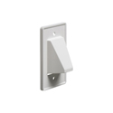 Arlington CE1 Scoop 1-Gang Cable Entrance Wall Plate Pass Through - White