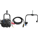Photo of Arri L0.0036138 Orbiter LED Light with Pole-Operated Yoke and Mains Cable - Bare Ends - Black
