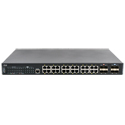Photo of Artel Quarra 10G4POE/RDC Ethernet Switch with 24x 10/100/1000 POE+ w/ 4x 1G/10G Uplink Ports & 2x 48-57V DC Power Inputs