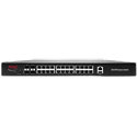 Artel Quarra 10G4POE/RADC Ethernet Switch with 24x 10/100/1000 POE+ w/4x 1G/10G Uplink Ports and 1x 48-57VDC Power Input