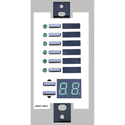 Ashly Audio WR-5 Programmable Multi-Function Decora Wall Remote