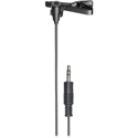 Photo of Audio Technica ATR3350XIS Omnidirectional Condenser Lavalier Microphone and included Smartphone Adapter