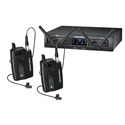 Audio-Technica ATW-1311/L System 10 Pro Rackmount Digital Wireless with 2 Bodypack TXs & 2 RXs & 2 Lav Mics