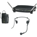 Audio-Technica ATW-901A-H System 9 VHF Wireless Unipak Mic System with a PRO 8HEcW Headworn Microphone