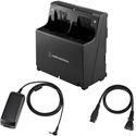 Audio-Technica ATW-CHG6AD Two-Bay Handheld and Body-Pack Charging Station with Power Supply for D50 UHF Wireless System