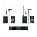 Photo of Audio-Technica ATW-D50-DRX-2BL D50 2-Channel Body-Pack UHF Wireless System with Lavalier Mics