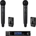 Photo of Audio-Technica ATW-D50-DRX-2H D50 2-Channel UHF Wireless System with 2 Handheld Microphones