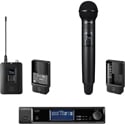 Photo of Audio-Technica ATW-D50-DRX-BH 2-Channel Digital UHF Wireless System with Body-Pack &  Handheld Microphone