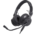 Photo of Audio-Technica BPHS2Ca-UT Dual Ear Broadcast Stereo Headset with Condenser Boom Microphone Element - Unterminated