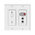 Photo of Attero Tech unA6IO-BT AES67 Networked Audio Wall Plate - 4x2 Multi I/O with Bluetooth - White Version