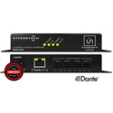 Attero Tech UND4O Dante to 4 Channel Output Interface - PoE or 24VDC