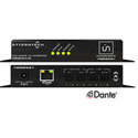 Photo of Attero Tech UNDIO2X2-C Dante Networked Audio Interface - 2x2 Mic/Line I/O