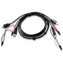 ATEN 2L-7D02UH 1 USB HDMI KVM Cable with Audio - 5.9 Foot (1.8m)