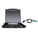 Photo of ATEN CL5708MUKIT 8-Port 17 Inch Single Rail LCD KVM Console Bundle