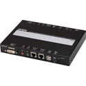 Aten CN9600 1-Local/Remote Share Access Single Port DVI KVM over IP Switch with KVM Cable and Mounting Kit