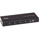 Photo of ATEN CS724KM 4-Port USB Boundless KVM Switch - 4 Computers - 1 Local User - 1 x Network RJ-45 - 8 x USB - Rack-Mountable