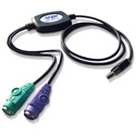 Photo of ATEN UC10KM PS/2 to USB Adapter - Type A Male USB - Mini DIN (PS/2) Female - 35.43 Inch