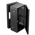 Photo of Atlas 324-15 19 inch Wide Opening Stand-Alone Wall Cabinet with Adjustable Rails - 15 inch D Center Section - 24 RU