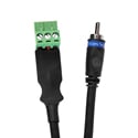 AtlasIED AS2RCA-1M-PHX Male RCA to Phoenix Connector Cable for AA Series Amplifiers - 3.28 Foot