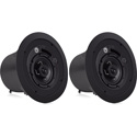 Atlas FAP42T 4in 2-Way Weather Resistant Speaker System - Black (Pair)