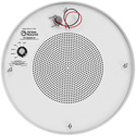 Photo of Atlas M1000R-W 8 Inch Sound Masking Speaker with 70.7V-4W Transformer and Round Enclosure - White