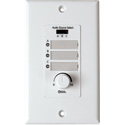 Atlas WPD-MIX42RT Wall Plate Input Select Switch Volume Control 10k Pot with System Indicator