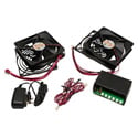 ATM 00-202-02 System 2plus2 Kit - with 4 Fans 4 Finger Guards Power Supply and Thermal Sensor