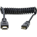 Photo of Atomos ATOM4K60C3 Coiled HDMI Full to HDMI Mini Cable - HDMI 2.0. 4K 60p and HD 240p - 30cm Coiled/60cm Extended